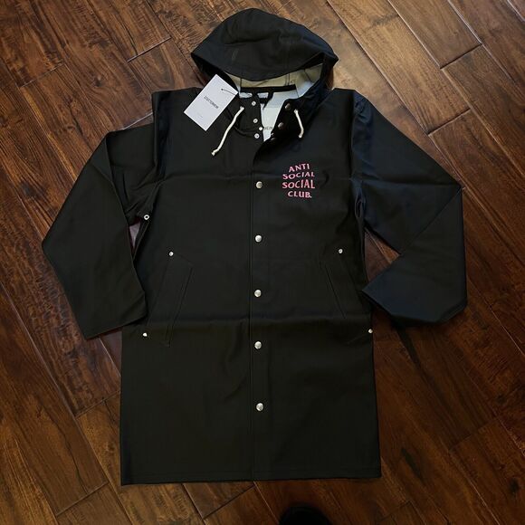 Anti Social Social Club ASSC X Stutterheim Raincoat - Picture 3 of 13